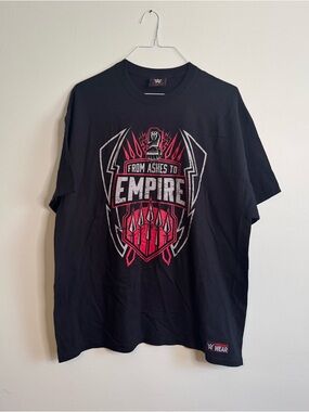 WWE Men’s Roman Reigns 'From Ashes to Empire' Graphic Tee (XXL)